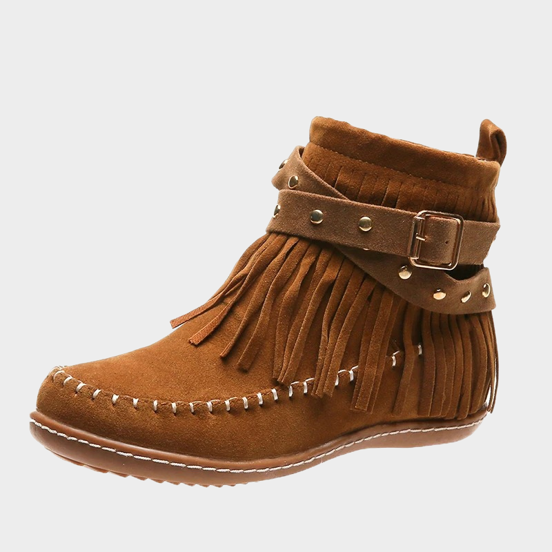 Ankle boots women brown