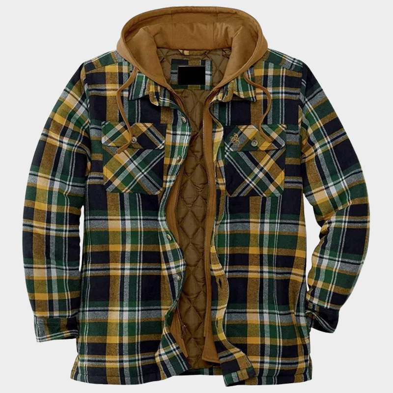 Winter coat men green