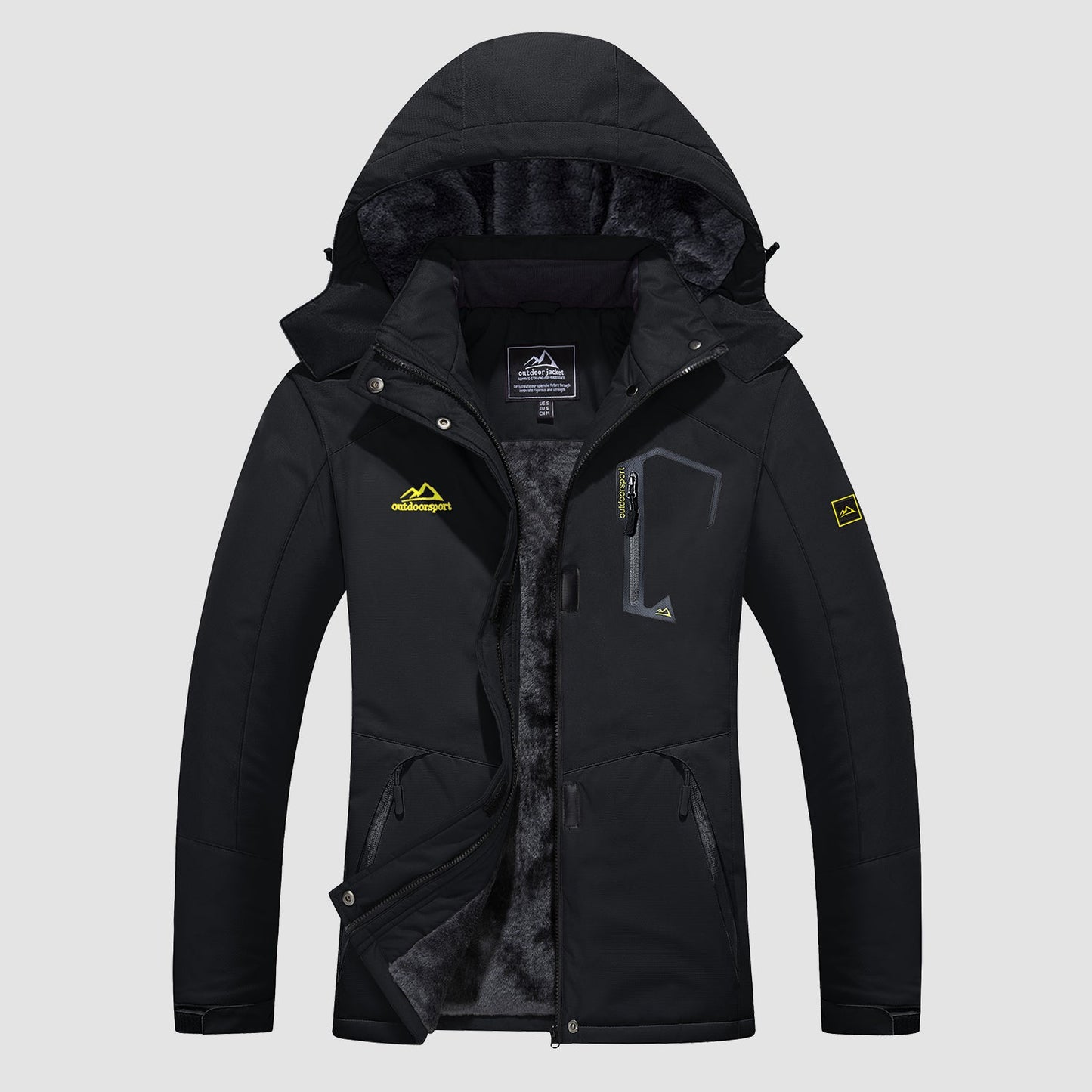 Winter sports jacket women black