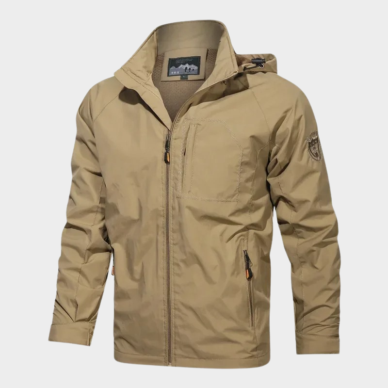 Windbreaker men khaki