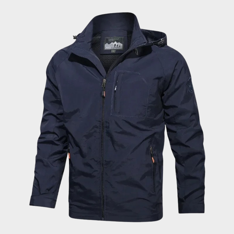 Windbreaker men blue