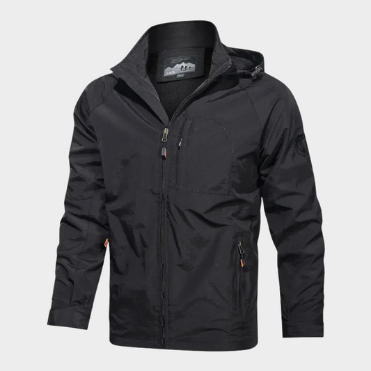 Windbreaker men black