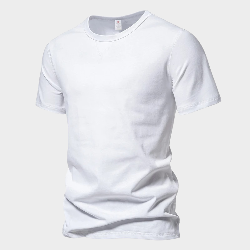 Basic cotton t-shirt men