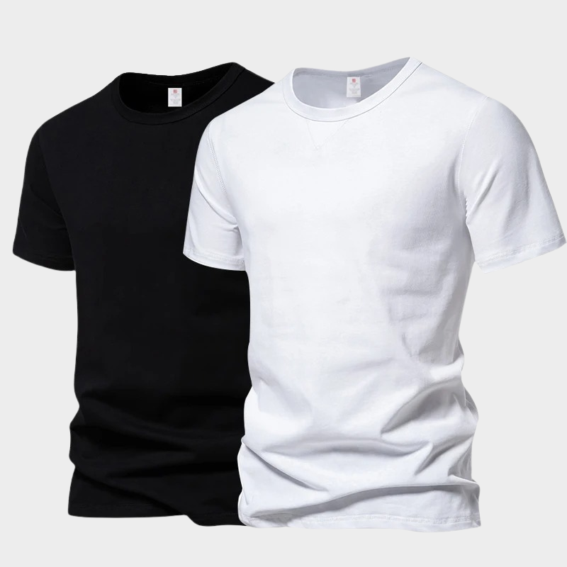 Basic cotton t-shirt men