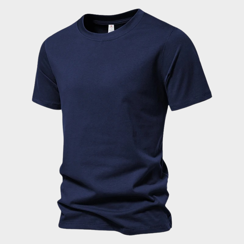 Basic cotton t-shirt men