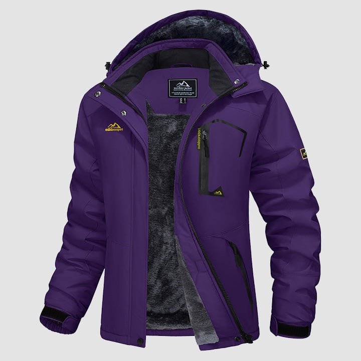 Winter sports jacket women purple variant